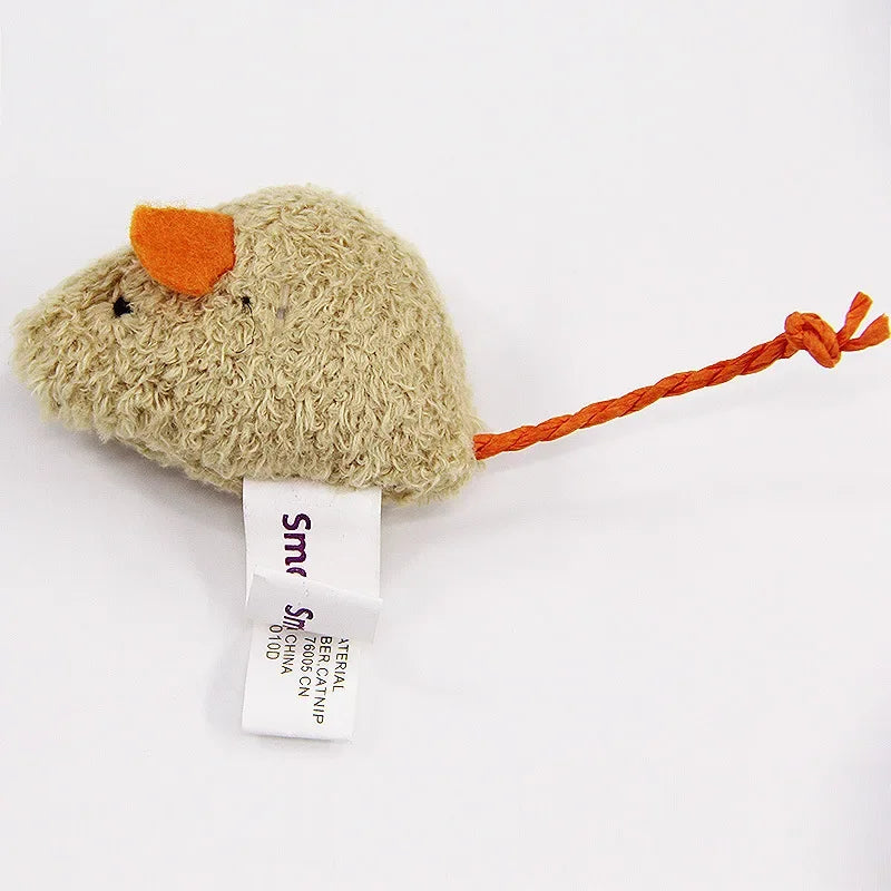 3PCS Plush Simulation Mouse Cat Toy Bite Resistance Plush Mouse Cat Scratch Mouse Toy Palying Toy for Cat Kitten
