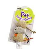 3PCS Plush Simulation Mouse Cat Toy Bite Resistance Plush Mouse Cat Scratch Mouse Toy Palying Toy for Cat Kitten